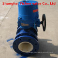 Wcb Lining Ceramic Electric Flanged Ball Valve